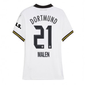 Borussia Dortmund Donyell Malen #21 Dámské Alternativní Dres 2024-25 Krátký Rukáv